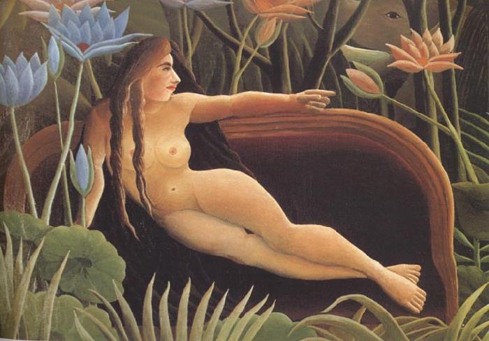 Henri Rousseau Detail from The Dream